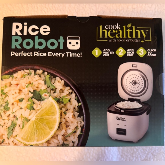 NIB Rice Robot White Rice Cooker - Picture 2 of 5
